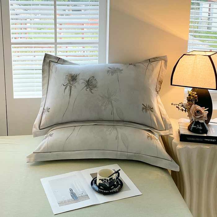 91家纺网 家纺一手货源 找家纺 威布斯 2025新疆棉全棉生态加厚磨毛四件套嬉秋集-灰