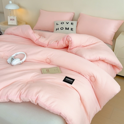 （总）宝士康家纺 2025新款10A抗菌泡泡棉大豆冬被