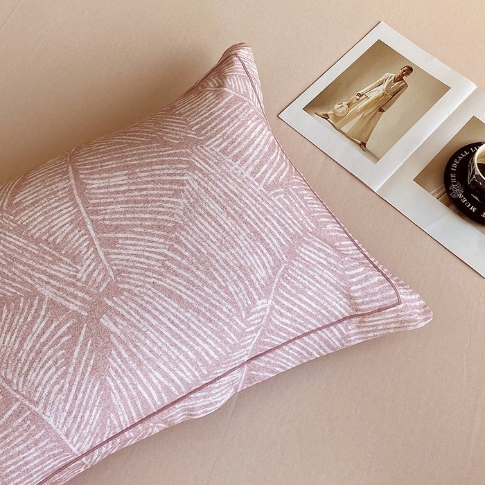 91家纺网 家纺一手货源 找家纺 威布斯 2025新疆棉全棉生态加厚磨毛四件套逐也-粉