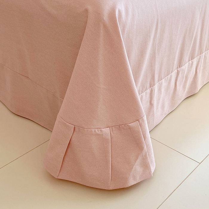 91家纺网 家纺一手货源 找家纺 威布斯 2025新疆棉全棉生态加厚磨毛四件套仙女星尘-粉