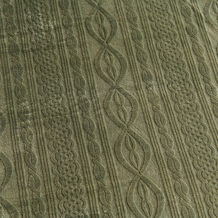 91家纺网 家纺一手货源 找家纺 小牛席业 2025新款7D雕花牛奶绒毛毯 青色