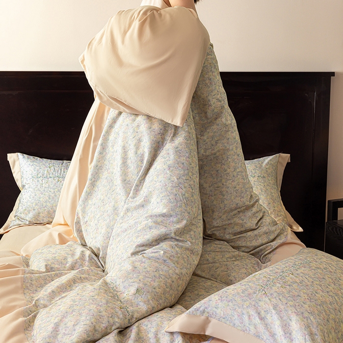 91家纺网 家纺一手货源 找家纺 （总）迷尚家居 2025新款天丝棉全棉磨毛工艺款四件套