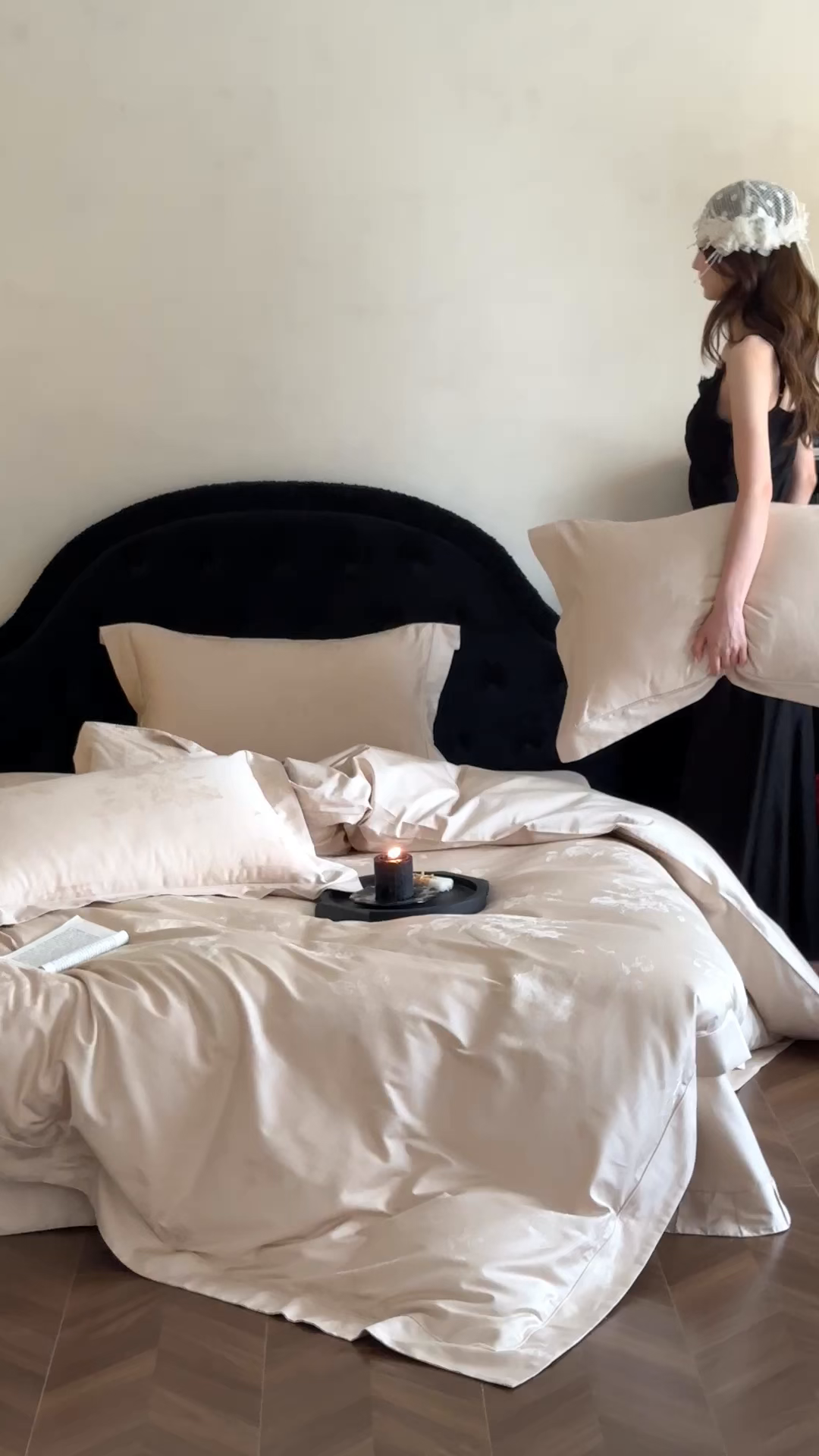 91家纺网 家纺一手货源 找家纺 （总）太古汇家居 2025新款全棉纯棉提花“花屿寻”系列四件套