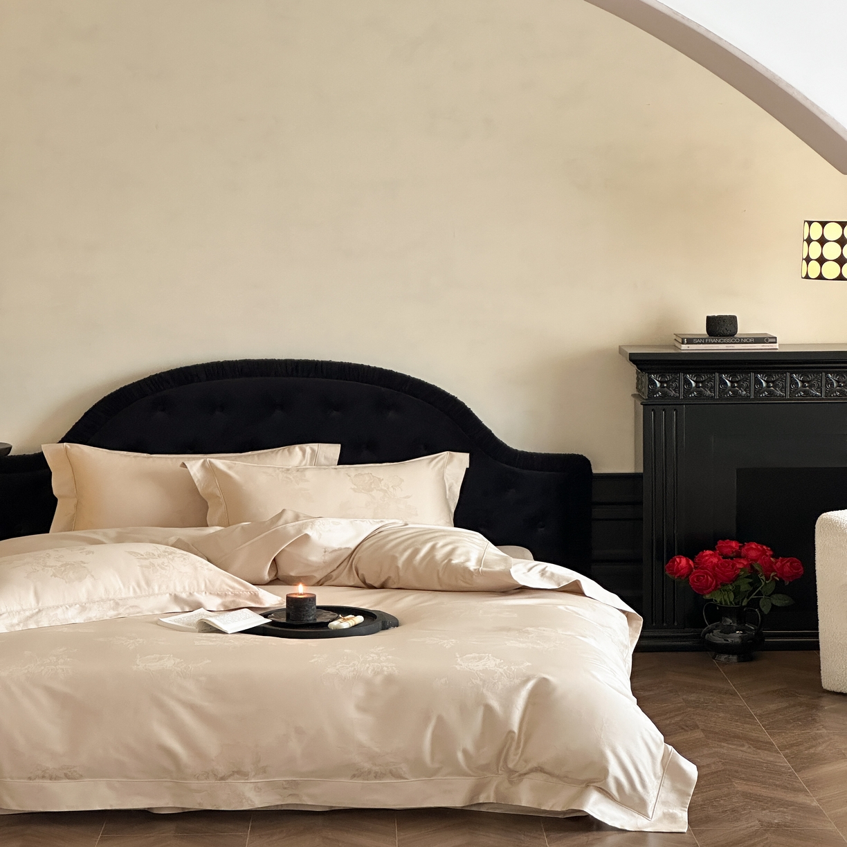 91家纺网 家纺一手货源 找家纺 （总）太古汇家居 2025新款全棉纯棉提花“花屿寻”系列四件套