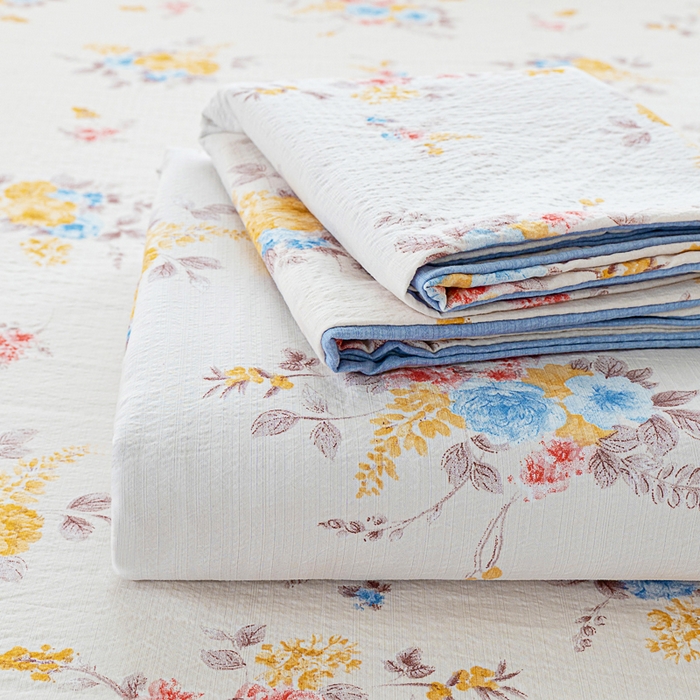 91家纺网 家纺一手货源 找家纺 （总）奇丝雅2025新款A类有氧超柔云感双层纱床单单件学生宿舍家用四季通用床单两件套三件套