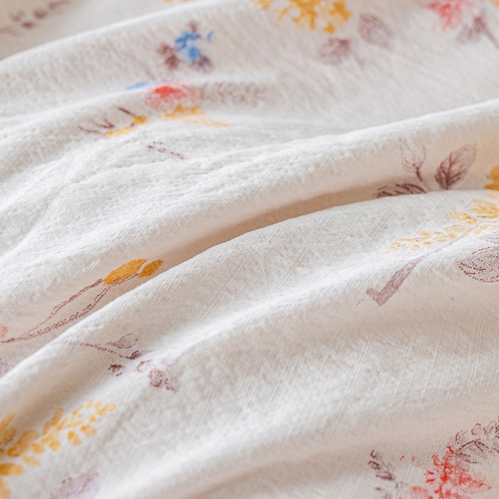 91家纺网 家纺一手货源 找家纺 奇丝雅2025新款A类有氧超柔云感双层纱床单单件学生宿舍家用四季通用床单两件套三件套半岛慕尚