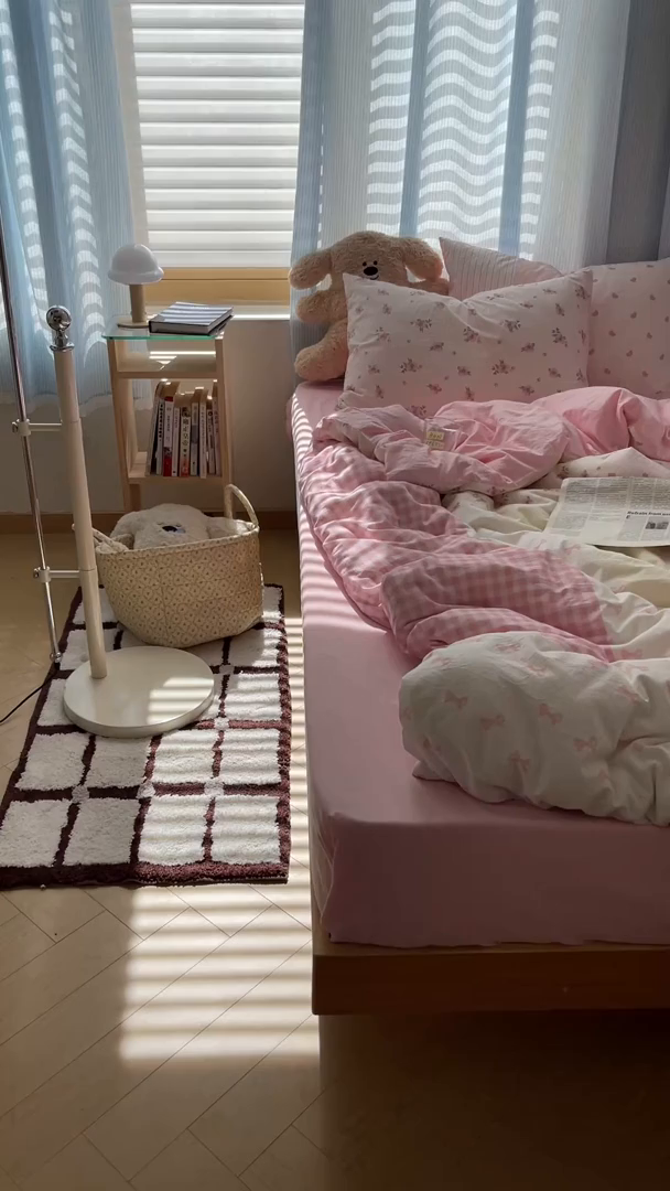 91家纺网 家纺一手货源 找家纺 （总）轻奢坊 2025新款原创少女心拼布风数码印花水洗棉四件套