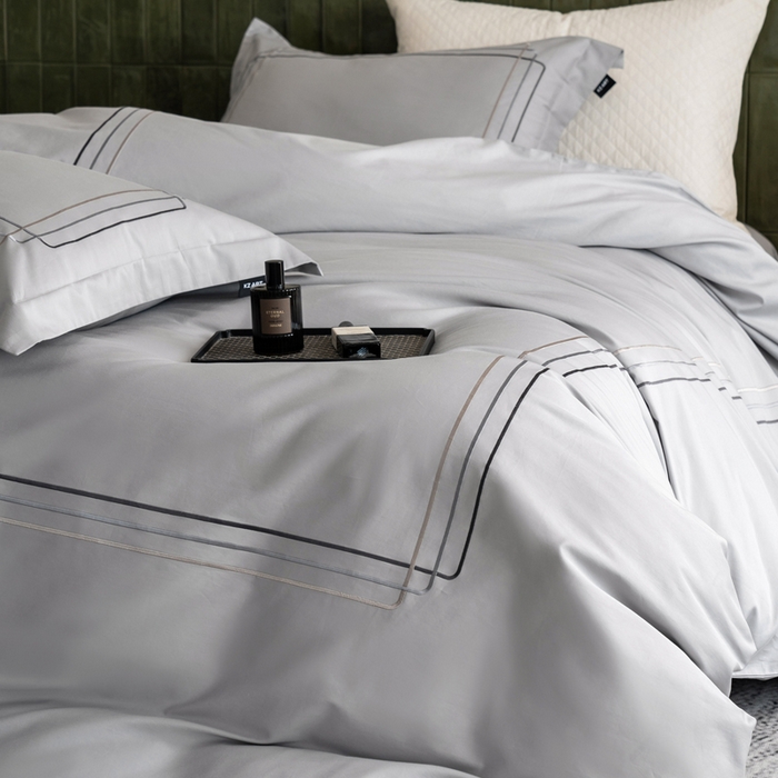 91家纺网 家纺一手货源 找家纺 （总）卡姿家纺 2025秋冬60支长绒棉意式轻奢刺绣四件套-菲克