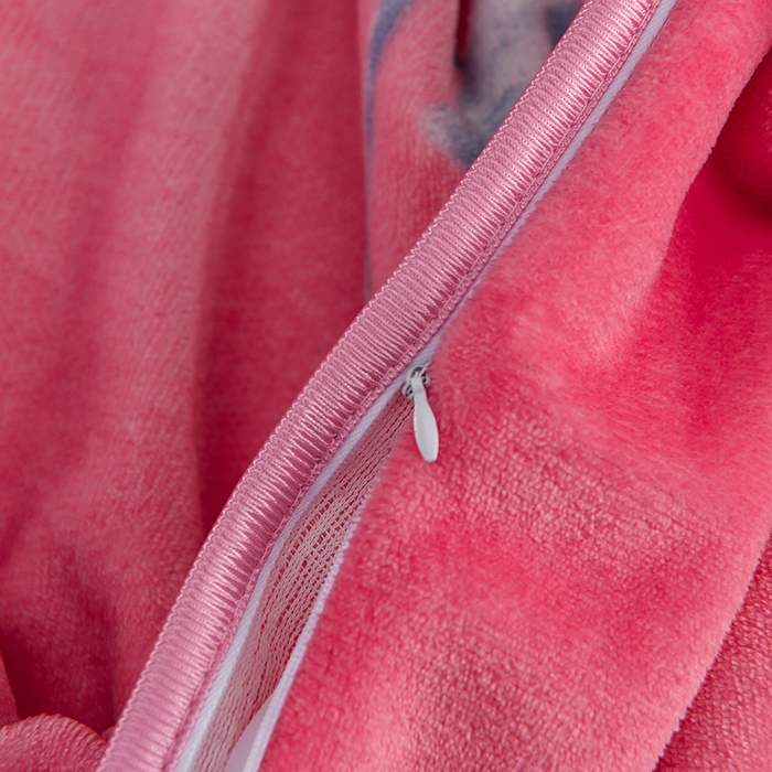 91家纺网 家纺一手货源 找家纺 千嘻汇 2025新款7斤牛奶绒金貂法莱绒床裙款保暖绒四件套 粉黛佳人