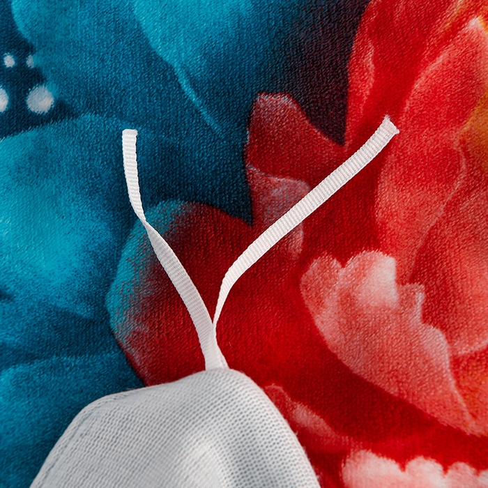 91家纺网 家纺一手货源 找家纺 千嘻汇 2025新款7斤牛奶绒金貂法莱绒床裙款保暖绒四件套 浮梦繁花