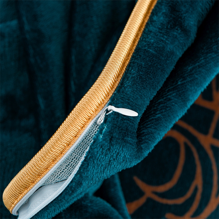 91家纺网 家纺一手货源 找家纺 千嘻汇 2025新款7斤牛奶绒金貂法莱绒床裙款保暖绒四件套 流星花园