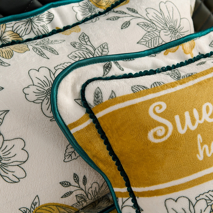 91家纺网 家纺一手货源 找家纺 千嘻汇 2025新款7斤牛奶绒金貂法莱绒床裙款保暖绒四件套 翩翩起舞