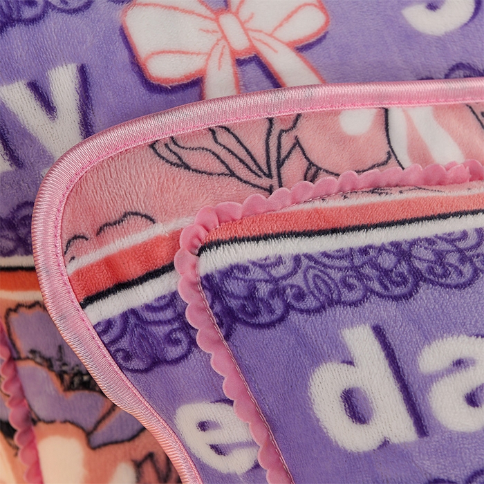 91家纺网 家纺一手货源 找家纺 千嘻汇 2025新款7斤牛奶绒金貂法莱绒床裙款保暖绒四件套 花语