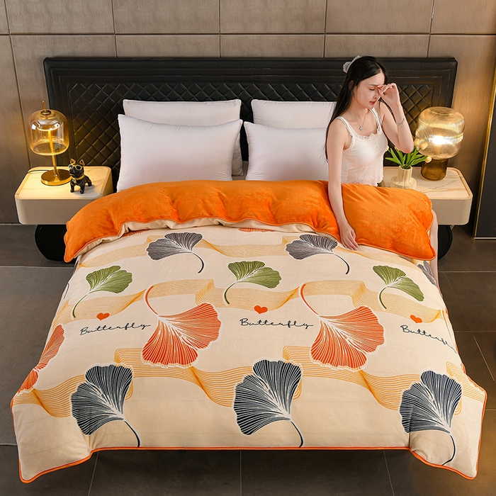 91家纺网 家纺一手货源 找家纺 （总）千嘻汇家纺 2025新款牛奶绒金貂法莱绒单被套