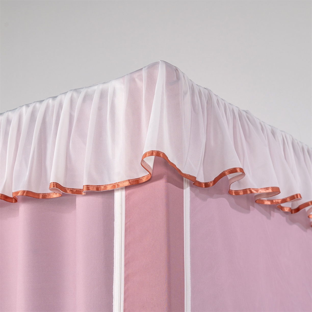 91家纺网 家纺一手货源 找家纺 （总）新太阳蚊帐 2025新款褶皱花边款蚊帐