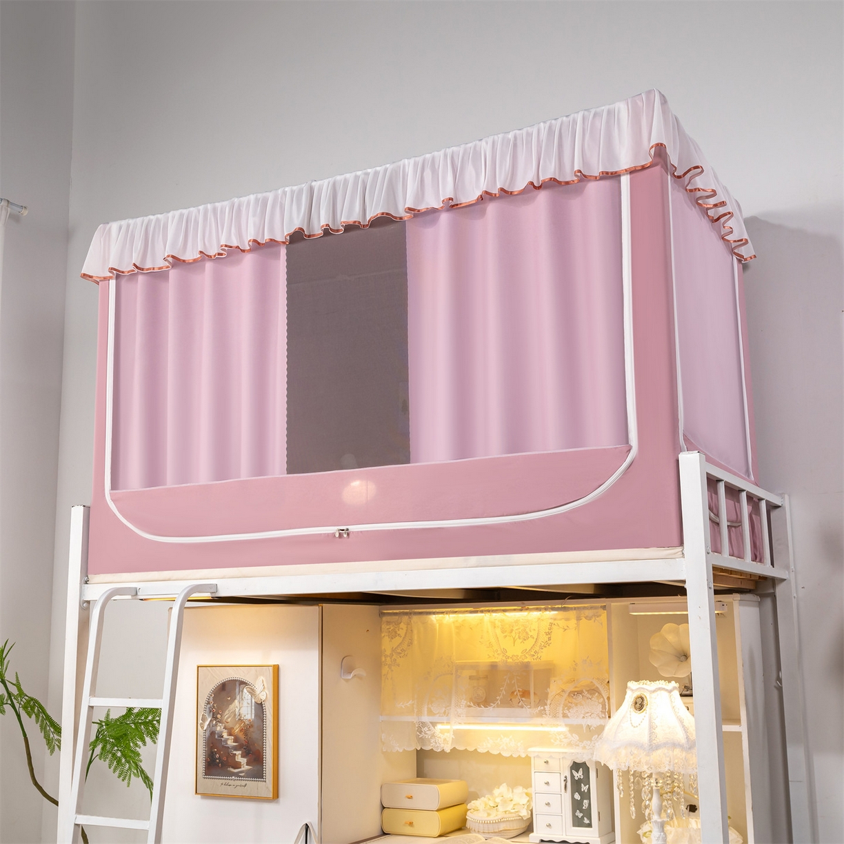 91家纺网 家纺一手货源 找家纺 （总）新太阳蚊帐 2025新款褶皱花边款蚊帐