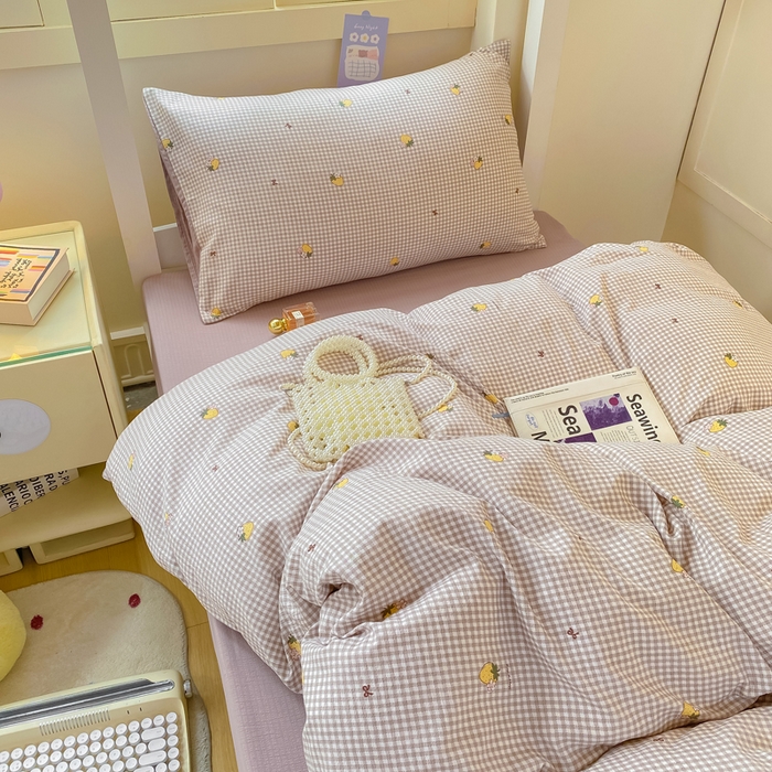 91家纺网 家纺一手货源 找家纺 （总）丽美人家纺 2025新款A类皱皱纱学生宿舍三件套上下铺三件套六件套