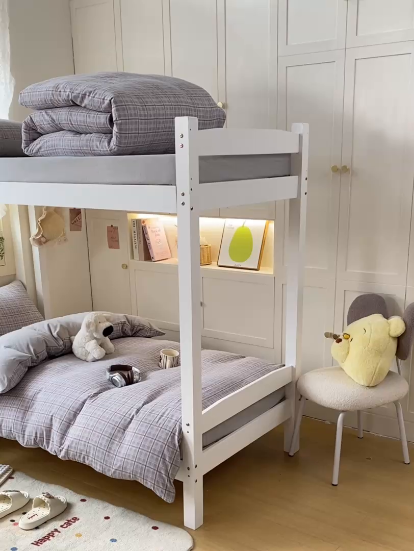 91家纺网 家纺一手货源 找家纺 丽美人家纺 2025新款A类皱皱纱学生宿舍三件套上下铺三件套六件套 QB布兰卡