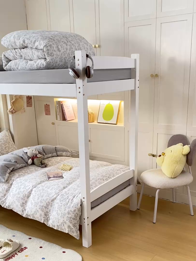 91家纺网 家纺一手货源 找家纺 丽美人家纺 2025新款A类皱皱纱学生宿舍三件套上下铺三件套六件套 QB花开漫漫