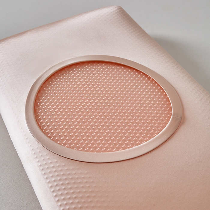 91家纺网 家纺一手货源 找家纺 美丽折家纺 2025新款石榴款加厚凝胶枕复合记忆枕芯枕头枕芯 粉宝石