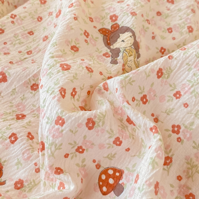 91家纺网 家纺一手货源 找家纺 丽美人家纺 2025新款A类皱皱纱学生宿舍三件套上下铺三件套六件套 QB玛丽