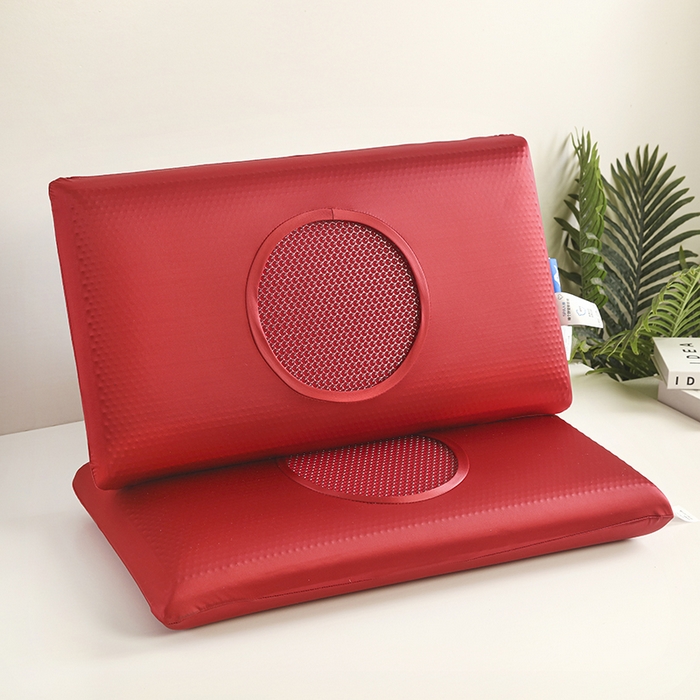 91家纺网 家纺一手货源 找家纺 美丽折家纺 2025新款石榴款加厚凝胶枕复合记忆枕芯枕头枕芯 红宝石