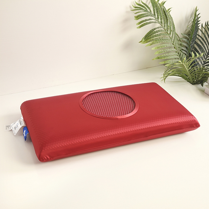 91家纺网 家纺一手货源 找家纺 美丽折家纺 2025新款石榴款加厚凝胶枕复合记忆枕芯枕头枕芯 红宝石