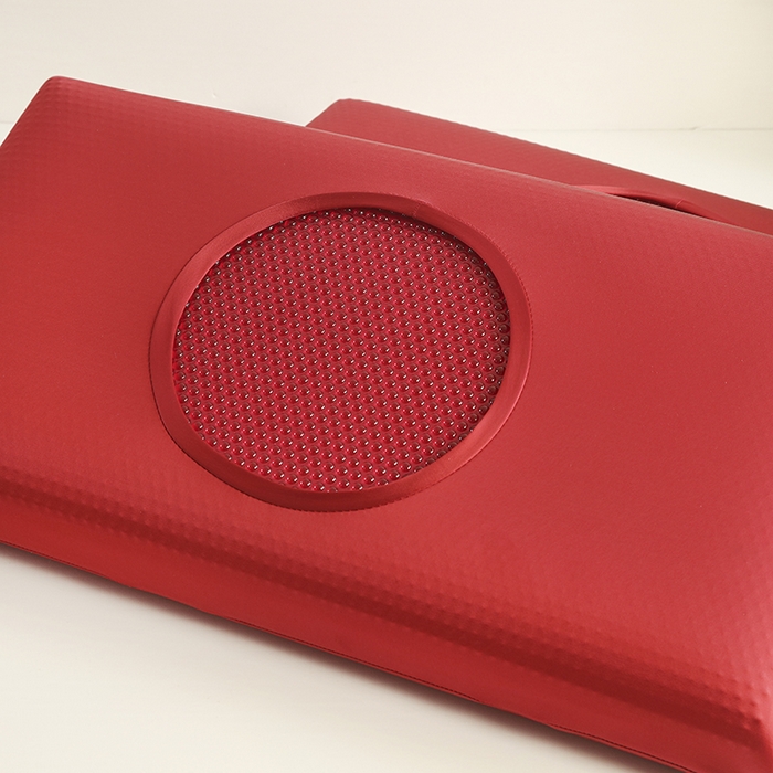 91家纺网 家纺一手货源 找家纺 美丽折家纺 2025新款石榴款加厚凝胶枕复合记忆枕芯枕头枕芯 红宝石