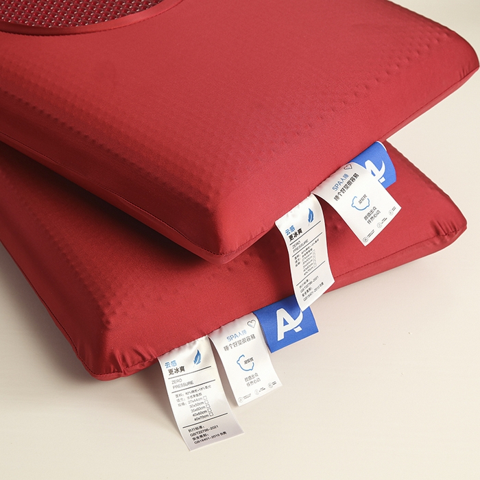 91家纺网 家纺一手货源 找家纺 美丽折家纺 2025新款石榴款加厚凝胶枕复合记忆枕芯枕头枕芯 红宝石