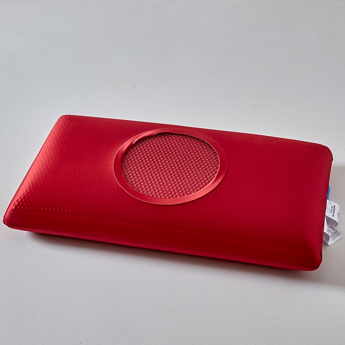 91家纺网 家纺一手货源 找家纺 美丽折家纺 2025新款石榴款加厚凝胶枕复合记忆枕芯枕头枕芯 红宝石