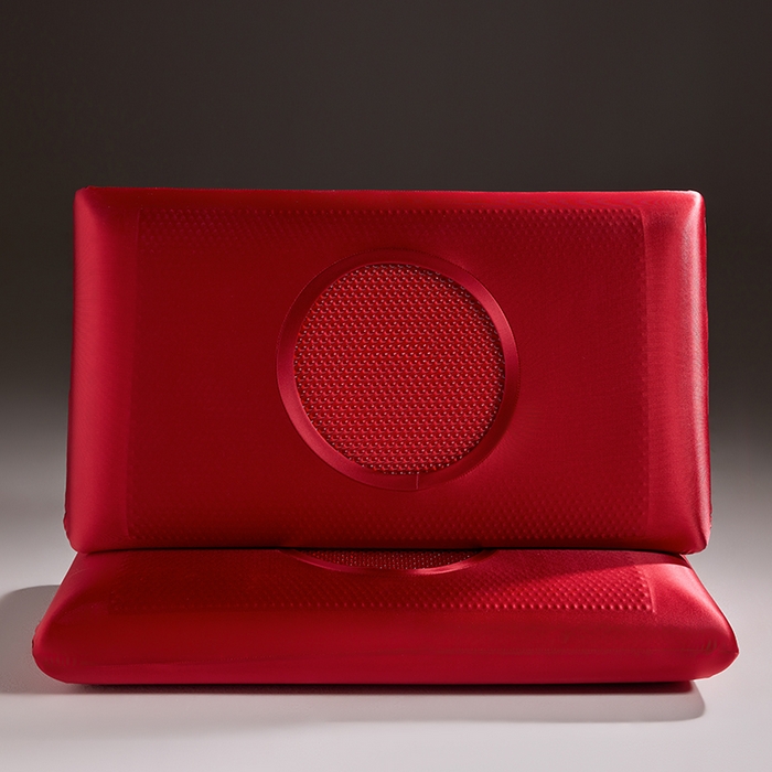 91家纺网 家纺一手货源 找家纺 美丽折家纺 2025新款石榴款加厚凝胶枕复合记忆枕芯枕头枕芯 红宝石