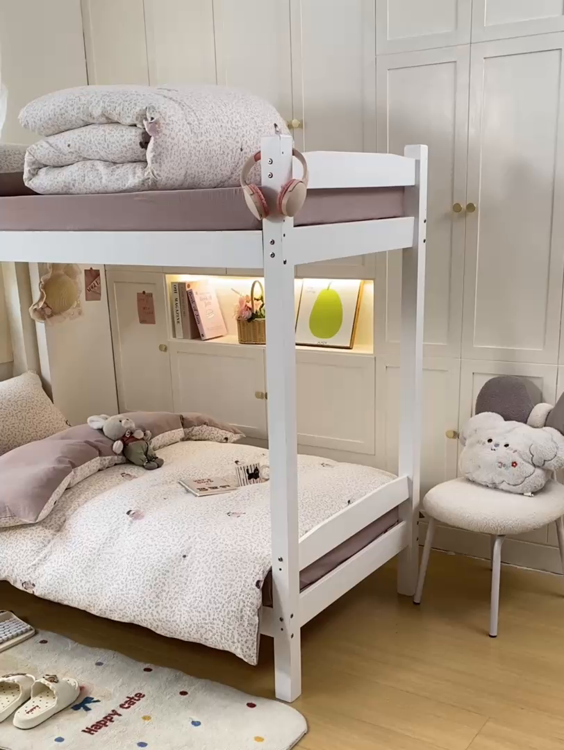 91家纺网 家纺一手货源 找家纺 丽美人家纺 2025新款A类皱皱纱学生宿舍三件套上下铺三件套六件套 QB时光