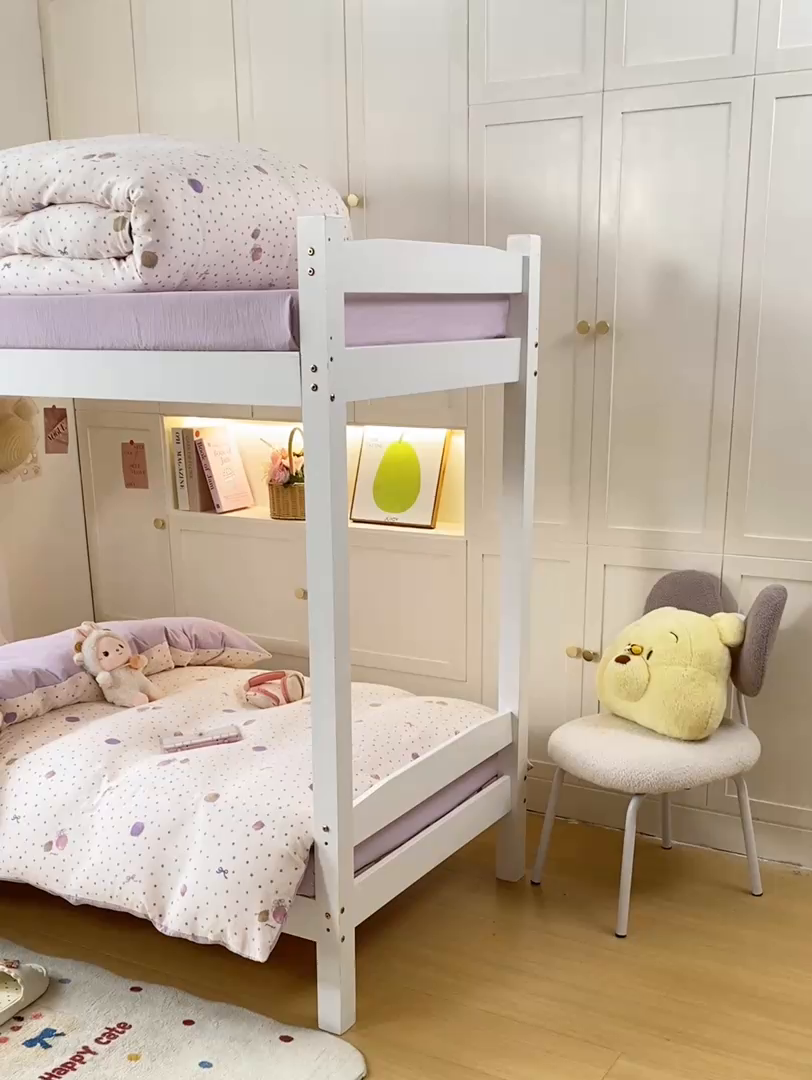 91家纺网 家纺一手货源 找家纺 丽美人家纺 2025新款A类皱皱纱学生宿舍三件套上下铺三件套六件套 QB小甜心