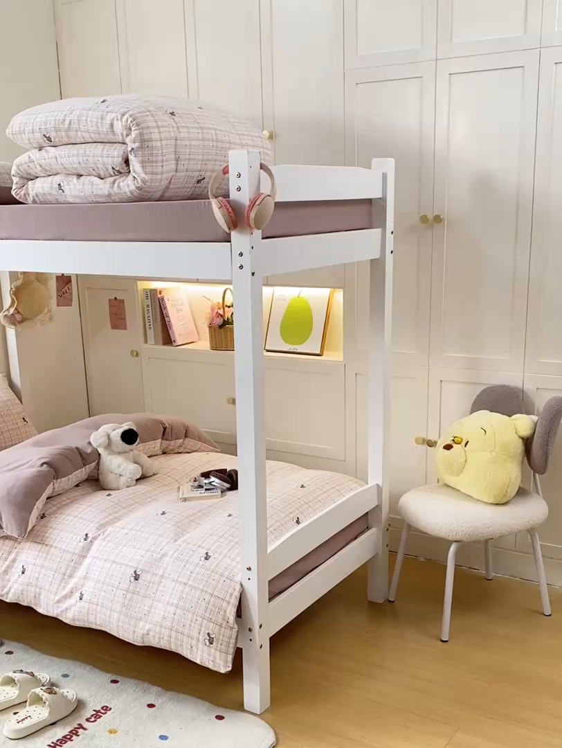 91家纺网 家纺一手货源 找家纺 丽美人家纺 2025新款A类皱皱纱学生宿舍三件套上下铺三件套六件套 QB约克夏