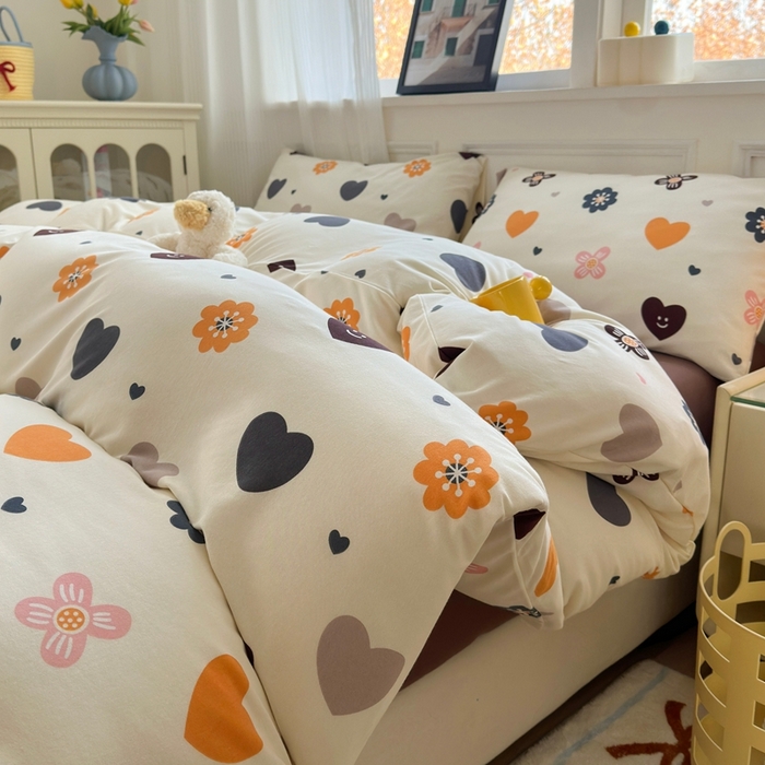 91家纺网 家纺一手货源 找家纺 （总）舒居家纺 2025新款全棉针织棉 被套 +枕套 非四件套