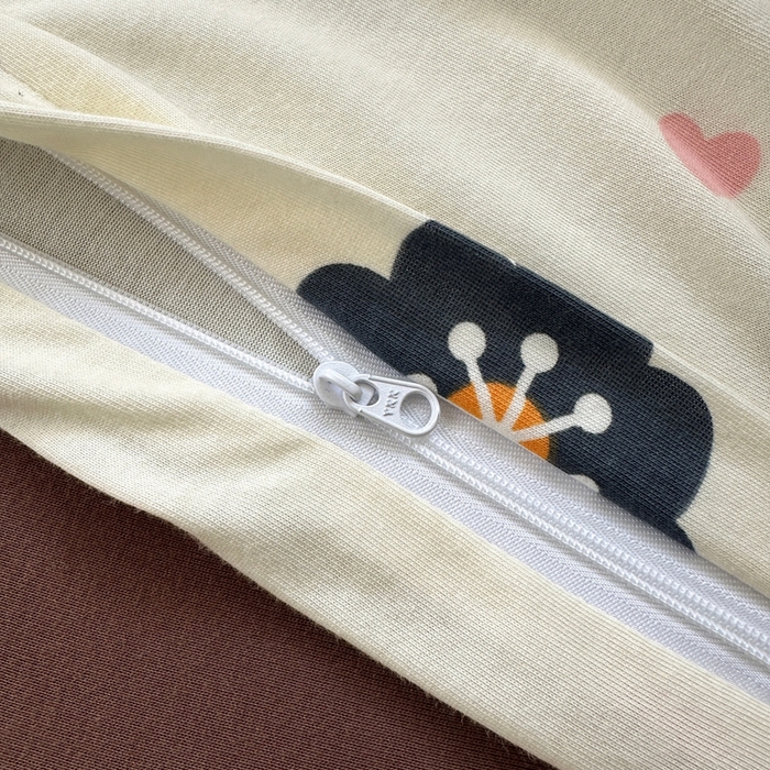 91家纺网 家纺一手货源 找家纺 舒居家纺 2025新款全棉针织棉被套枕套单被套被套单品 爱心花