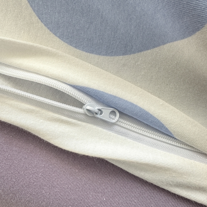 91家纺网 家纺一手货源 找家纺 舒居家纺 2025新款全棉针织棉被套枕套单被套被套单品 蓝色小熊