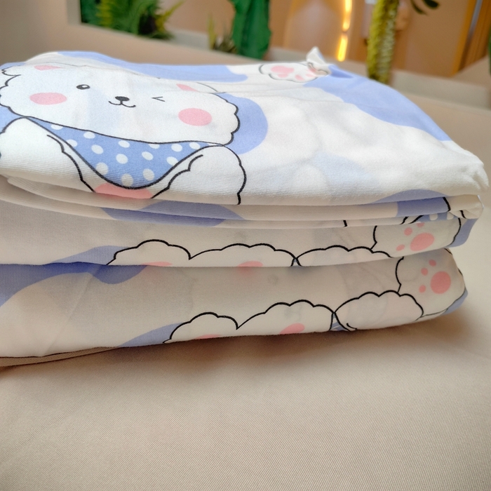 91家纺网 家纺一手货源 找家纺 舒居家纺 2025新款全棉针织棉被套枕套单被套被套单品 实拍组图仅供展示不可下单