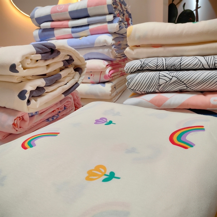 91家纺网 家纺一手货源 找家纺 舒居家纺 2025新款全棉针织棉被套枕套单被套被套单品 实拍组图仅供展示不可下单