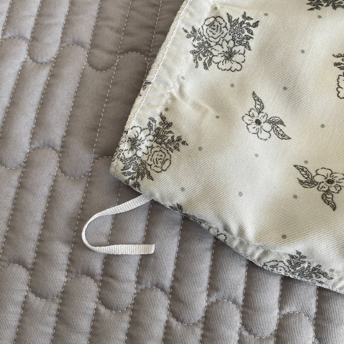 91家纺网 家纺一手货源 找家纺 乐沐家纺 2025新款法式花边夹棉床盖四件套 晨曦