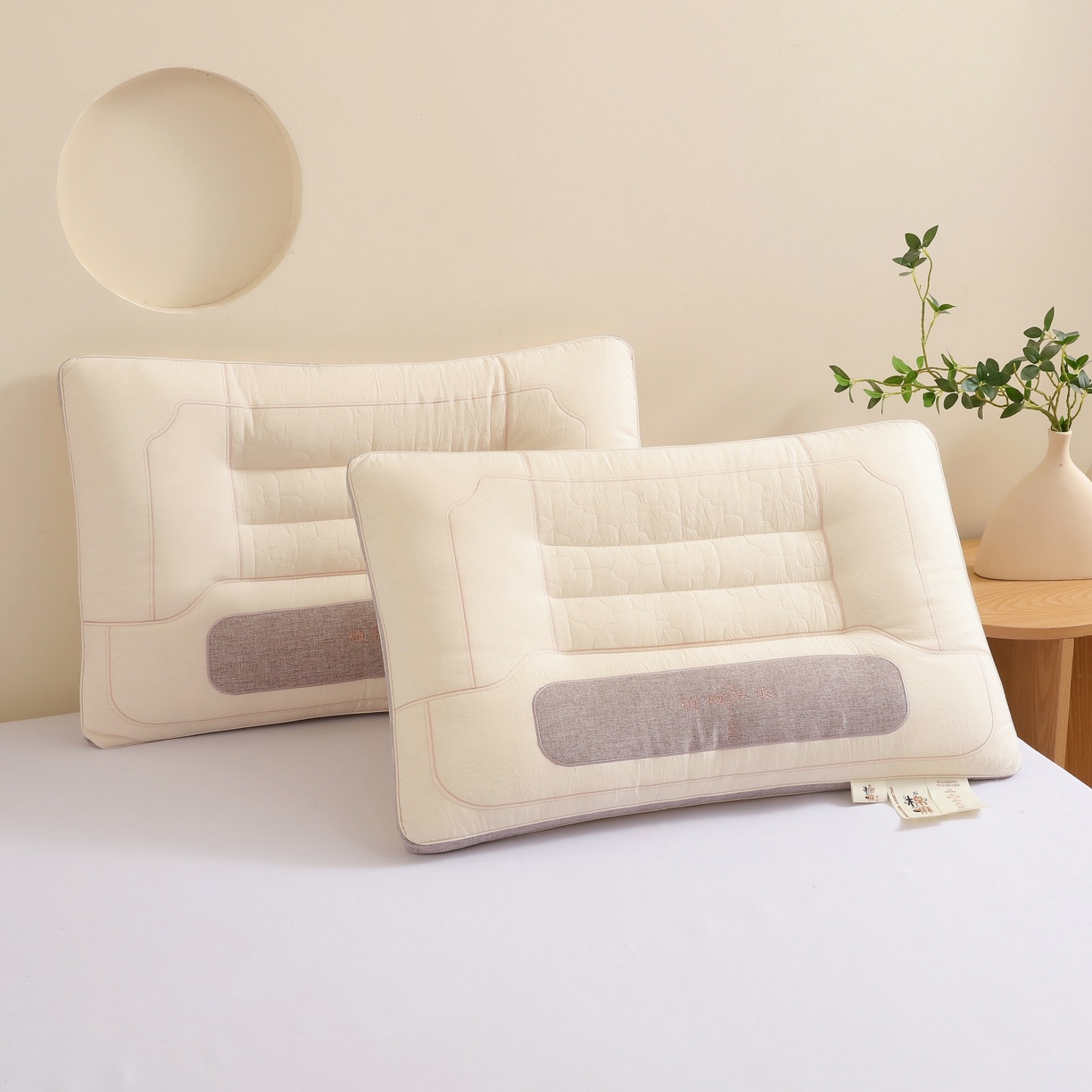 91家纺网 家纺一手货源 找家纺 （总）晚儿 2025新款植萃棉麻枕头枕芯