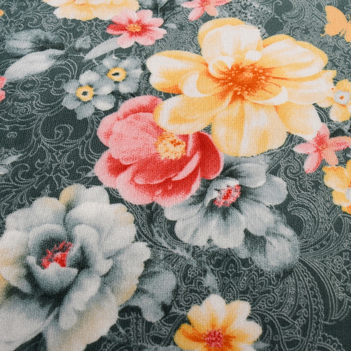 91家纺网 家纺一手货源 找家纺 绒品壹家家纺 2024新款180g7斤牛奶绒印花四件套 繁花似锦