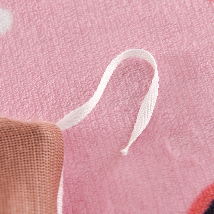 91家纺网 家纺一手货源 找家纺 绒品壹家家纺 2024新款180g7斤牛奶绒印花四件套 蝴蝶结