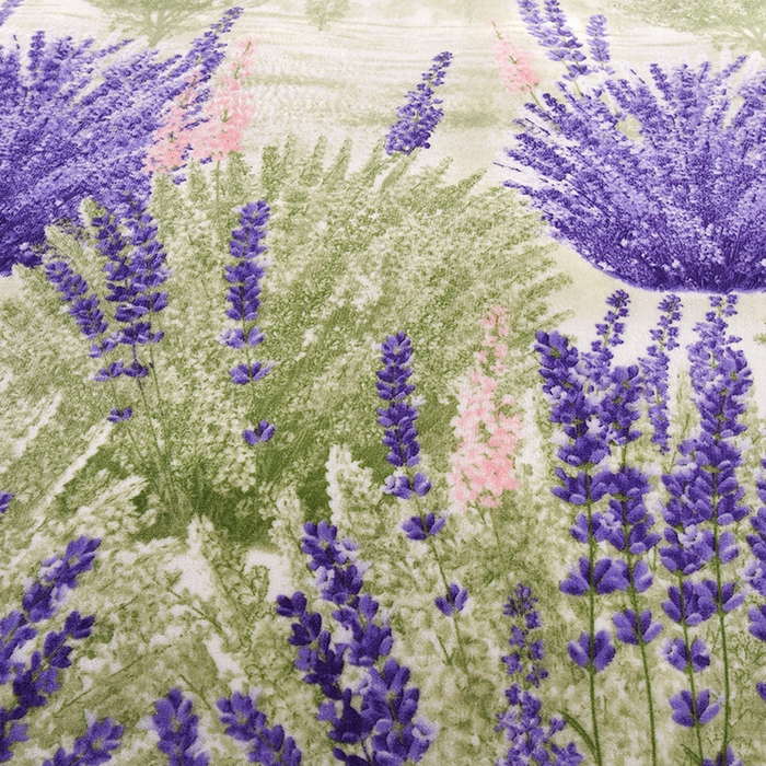 91家纺网 家纺一手货源 找家纺 绒品壹家家纺 2024新款180g7斤牛奶绒印花四件套 薰衣草