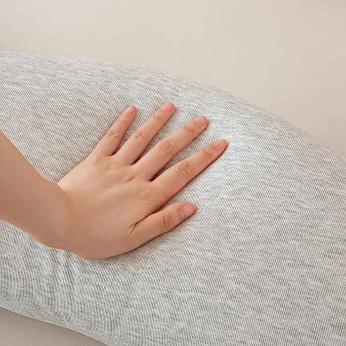 91家纺网 家纺一手货源 找家纺 沐沐家纺 2026新款深睡抱抱枕 浅灰色