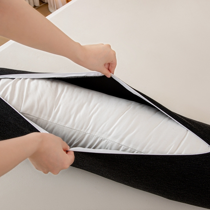 91家纺网 家纺一手货源 找家纺 沐沐家纺 2026新款深睡抱抱枕 黑色