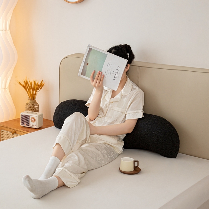 91家纺网 家纺一手货源 找家纺 沐沐家纺 2026新款深睡抱抱枕 黑色