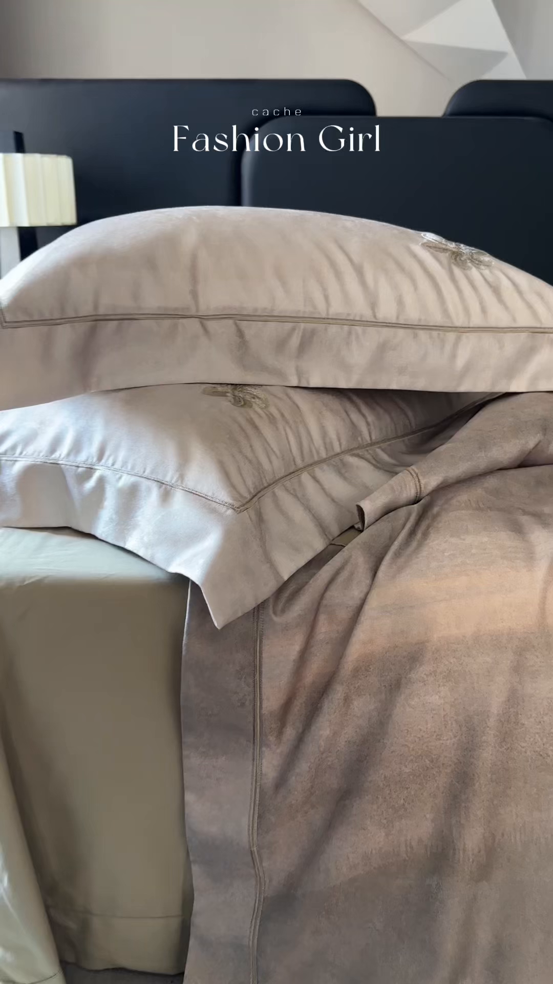 91家纺网 家纺一手货源 找家纺 （总）美娘阁 2025新款长绒棉全棉提花居家款四件套-安露丝