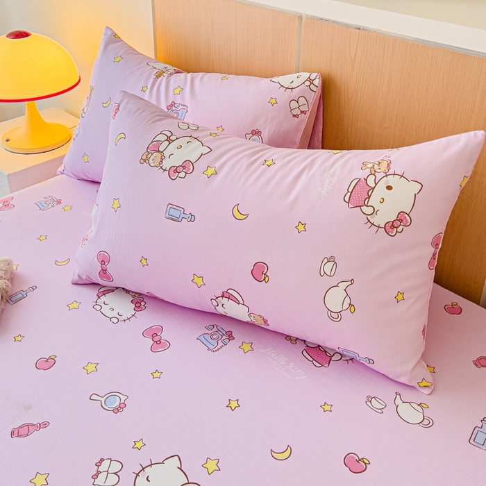 91家纺网 家纺一手货源 找家纺 （总）金丝鸟家纺 2025新款三丽鸥系列全棉斜纹13370单品床笠