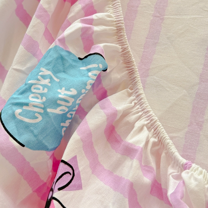 91家纺网 家纺一手货源 找家纺 （总）金丝鸟家纺 2025新款三丽鸥系列全棉斜纹13370单品床笠-学生床